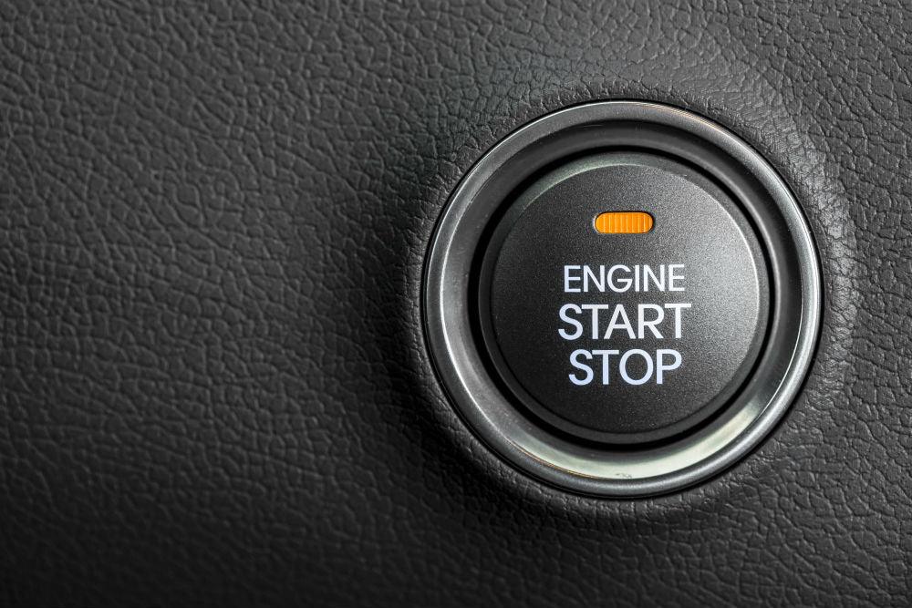 Push to start car button