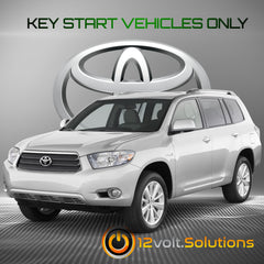 2008-2010 Toyota Highlander Plug & Play Remote Start Kit (Key Start)-12Volt.Solutions
