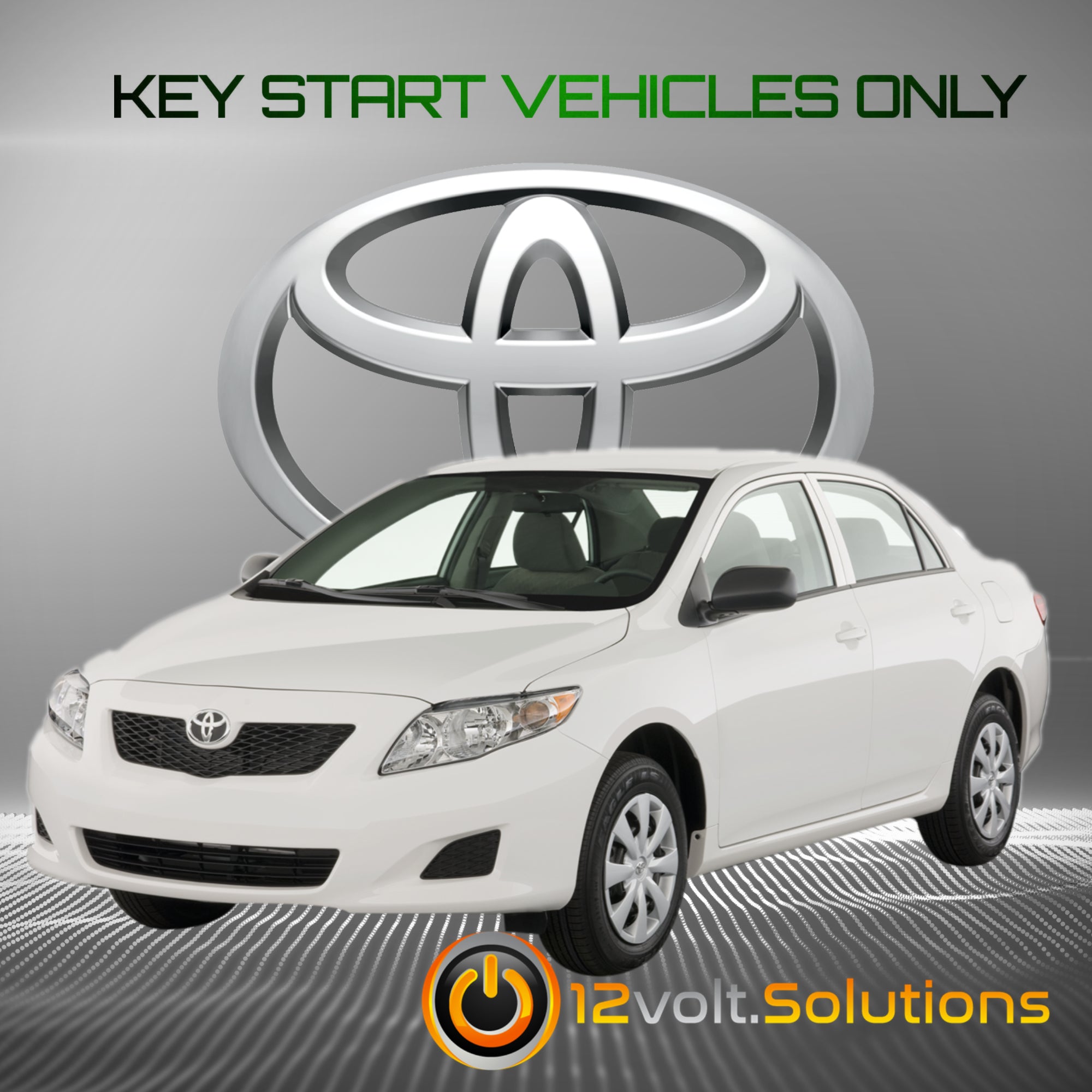 2009 2010 Toyota Corolla Plug Play Remote Start Kit Key Start