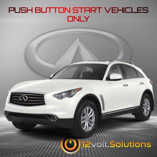 2009-2012  Infiniti FX35 Remote Start Plug and Play Kit (Push Button Start)-12Volt.Solutions