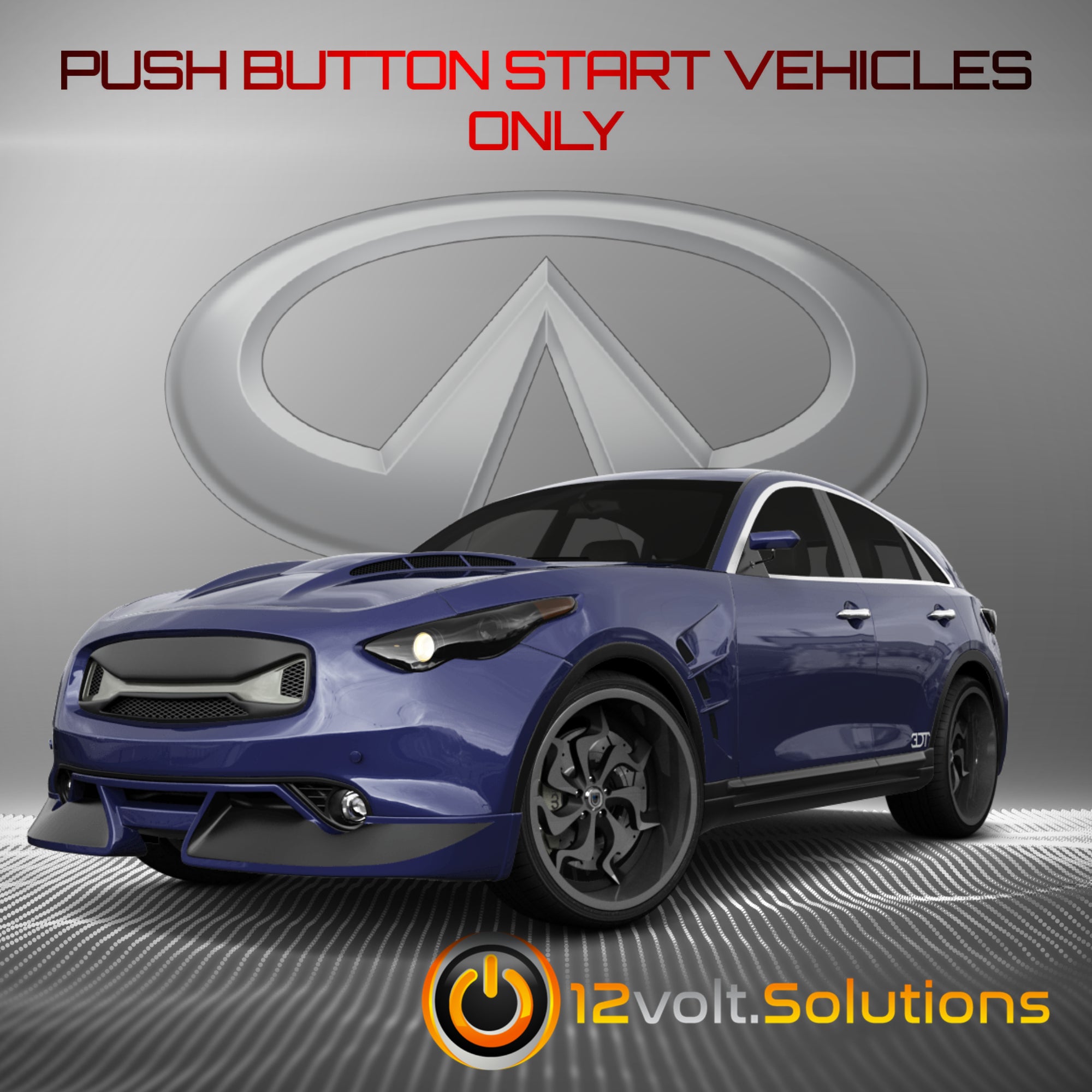 2009-2013 Infiniti FX50 Remote Start Plug and Play Kit (Push Button Start)-12Volt.Solutions