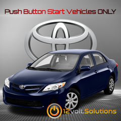 2009-2013 Toyota Corolla Plug and Play Remote Start Kit (Push Button Start)-12Volt.Solutions