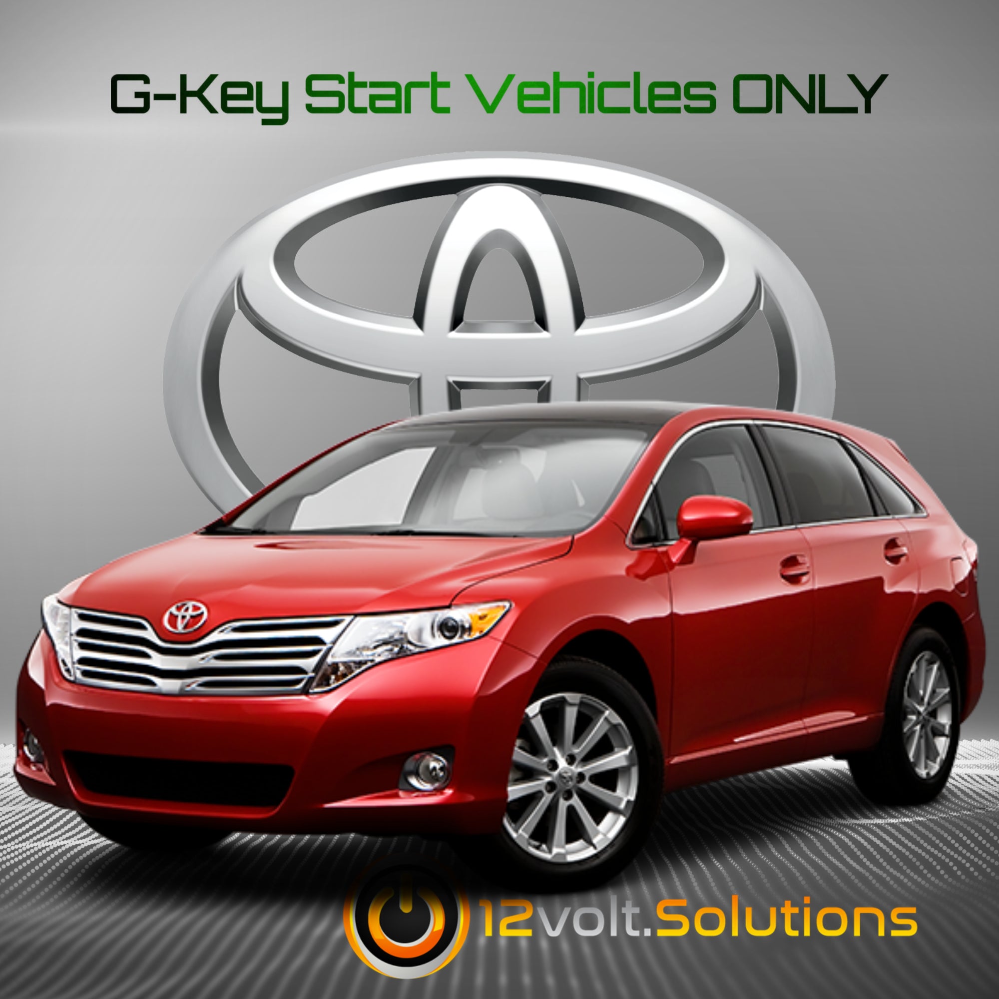2009-2016 Toyota Venza Plug & Play Remote Start Kit (G-Key)-12Volt.Solutions