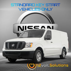 2012-2021 Nissan NV 1500/2500/3500 VAN Remote Start Plug and Play Kit (Standard Key)-12Volt.Solutions