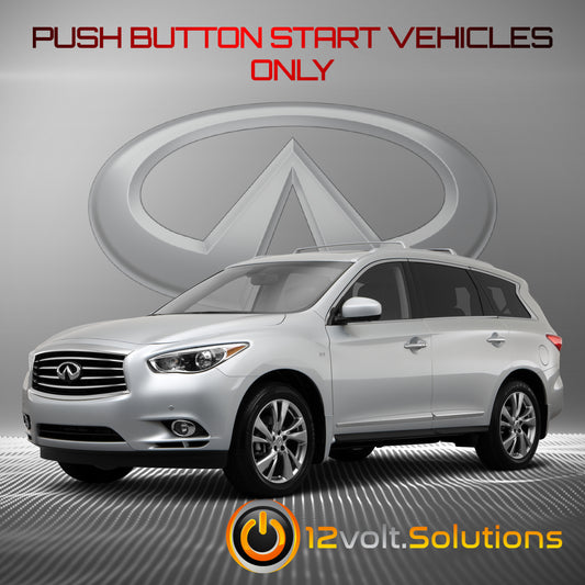 2013-2014 Infiniti JX35 Plug and Play Remote Start Kit (Push Button Start)-12Volt.Solutions