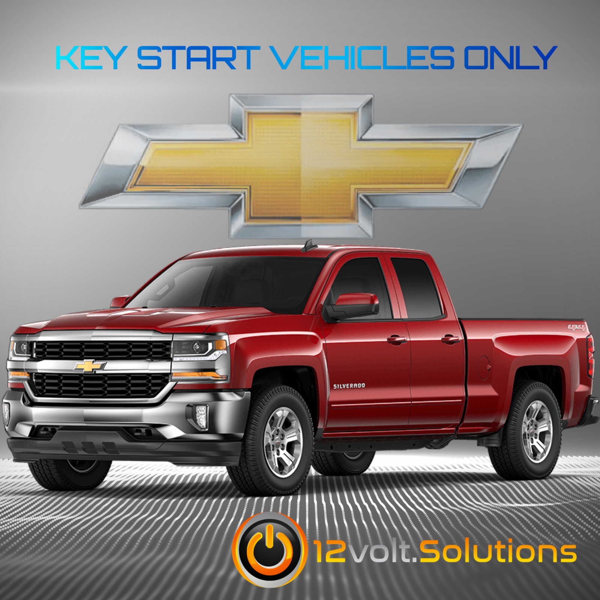 2014-2016 Chevrolet Silverado 1500 Plug & Play Remote Start Kit (Key Start)-12Volt.Solutions