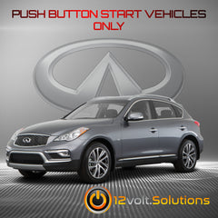 2014-2017 Infiniti QX50 Remote Start Plug and Play Kit (Push Button Start)-12Volt.Solutions