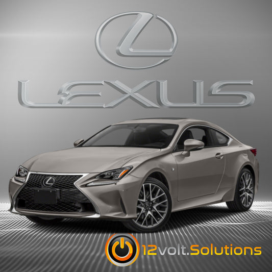 2014-2019 Lexus RC-F Plug & Play Remote Start Kit (Push Button Start)-12Volt.Solutions