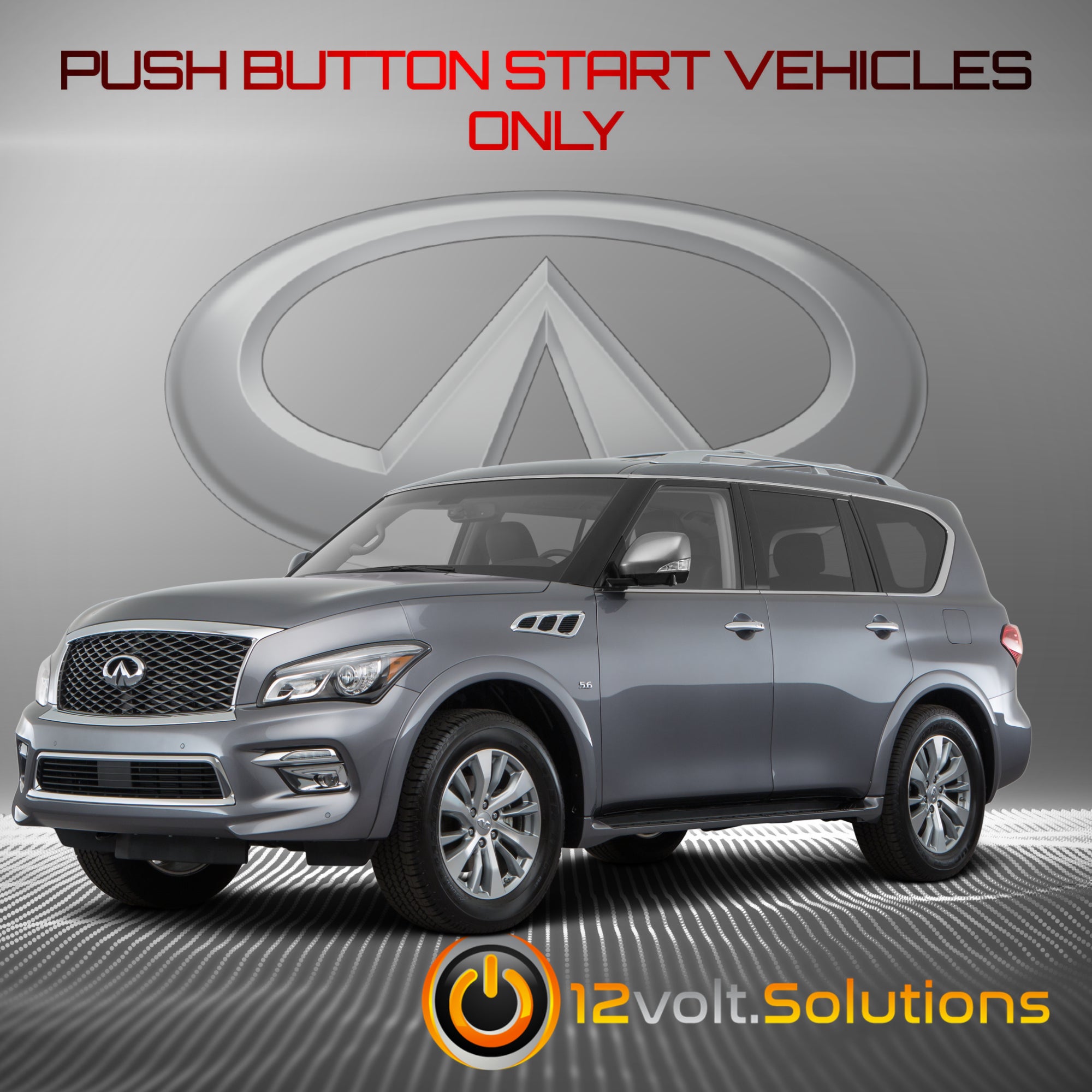 2014-2022 Infiniti QX80 Remote Start Plug and Play Kit (Push Button Start)-12Volt.Solutions