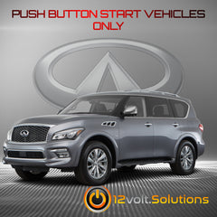 2014-2022 Infiniti QX80 Remote Start Plug and Play Kit (Push Button Start)-12Volt.Solutions
