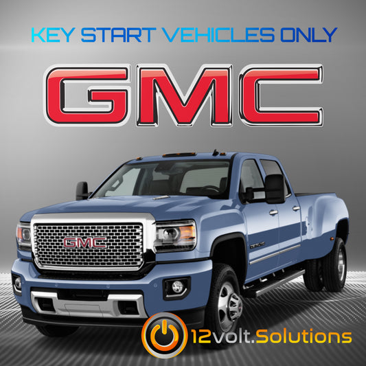 2015-2016 GMC Sierra 2500 3500 Plug & Play Remote Start Kit (Key Start)-12Volt.Solutions