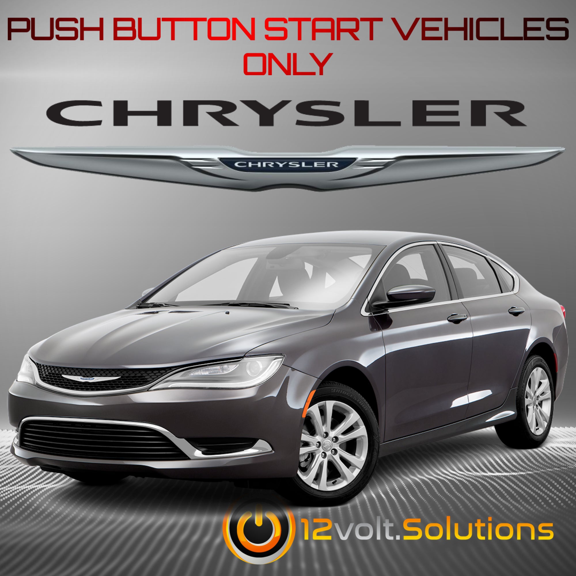 2015 2017 Chrysler 200 Plug Play Remote Start Kit Push Button