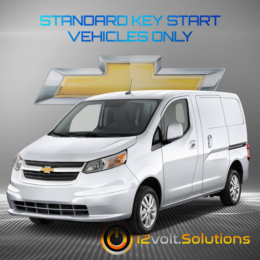 2015-2018 Chevrolet City Express Remote Start Plug and Play Kit (Standard Key)-12Volt.Solutions