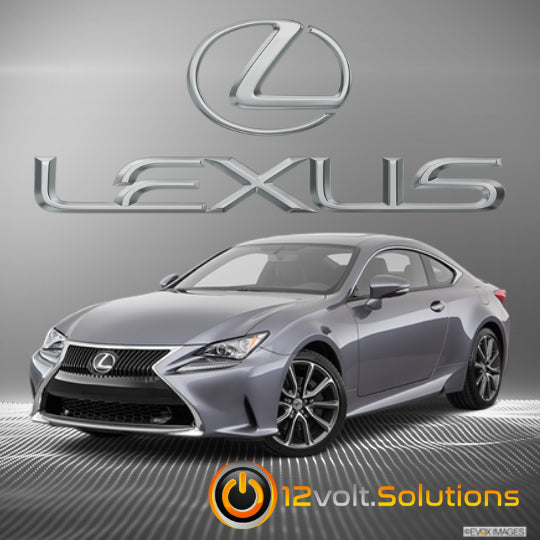 2016-2017 Lexus RC200t Plug & Play Remote Start Kit (Push Button Start)-12Volt.Solutions
