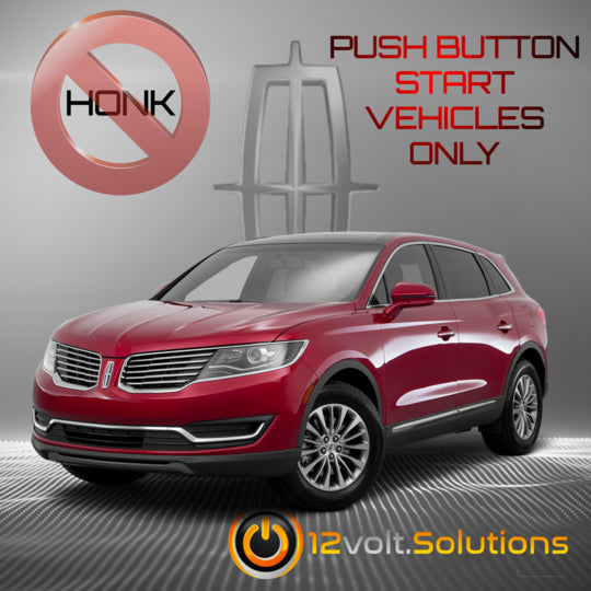 2016-2018 Lincoln MKX Remote Start Plug and Play Kit (Push Button Start)-12Volt.Solutions