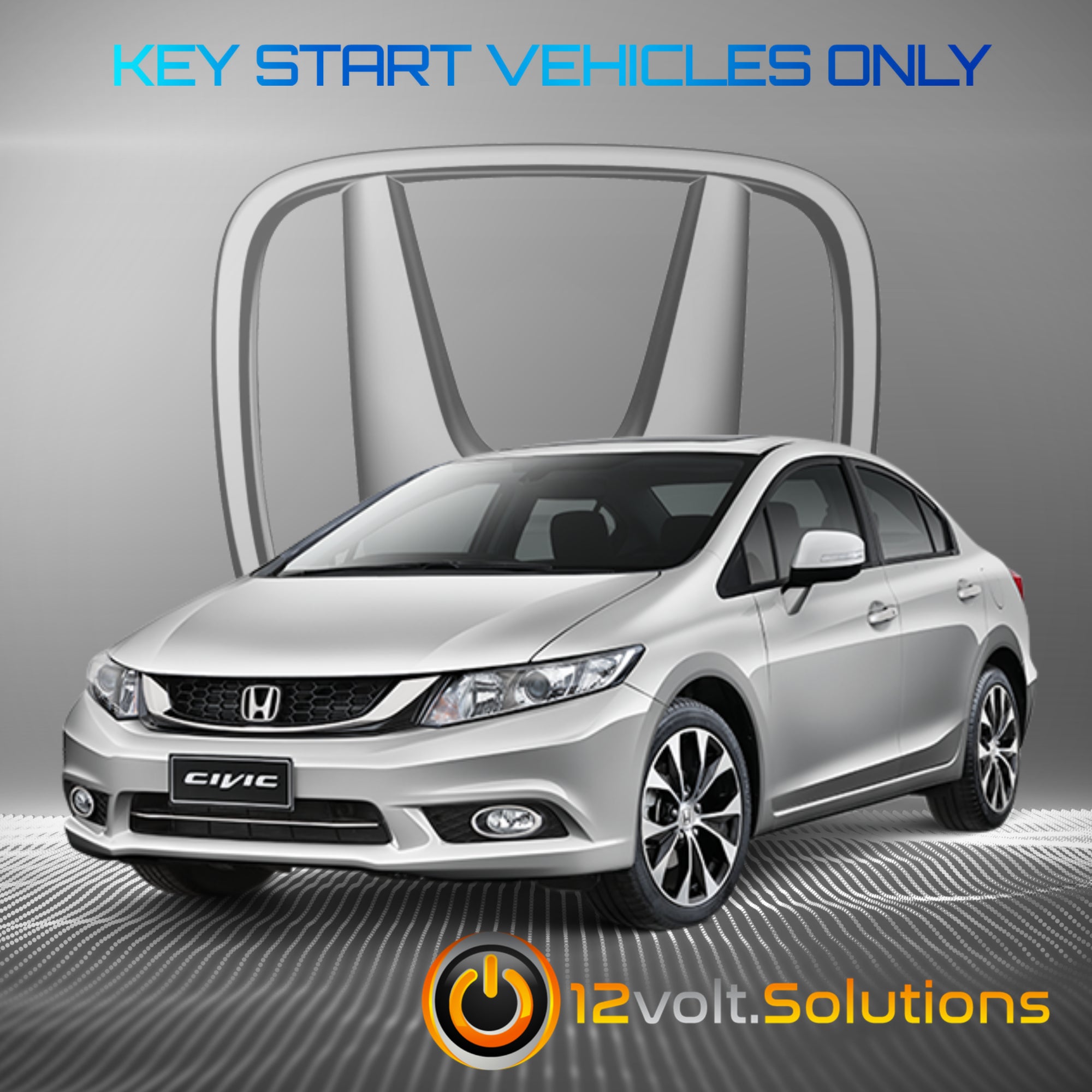 2016 2021 Honda Civic Plug Play Remote Start Kit standard key