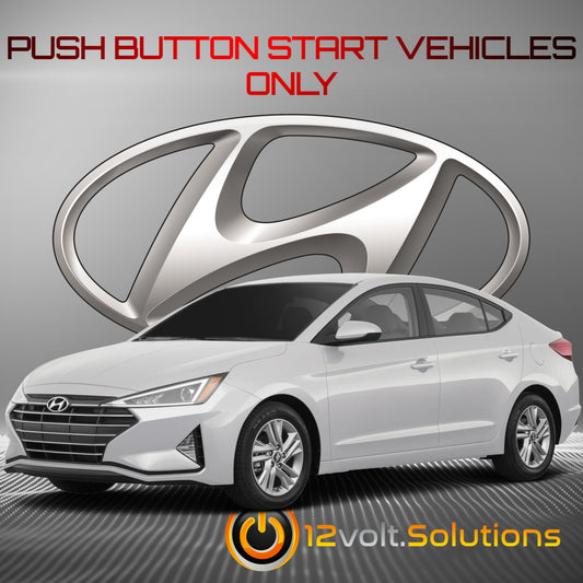 2017-2020 Hyundai Elantra Remote Start Plug and Play Kit (Push Button Start)-12Volt.Solutions