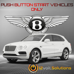 2017-2021 Bentley Bentayga Plug and Play Remote Start Kit-12Volt.Solutions