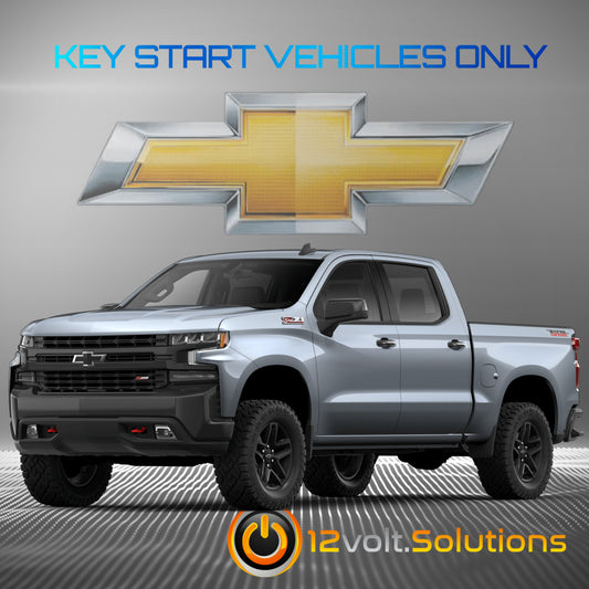 2017-2020 Chevrolet Silverado 1500 Plug & Play Remote Start Kit (Key Start)-12Volt.Solutions