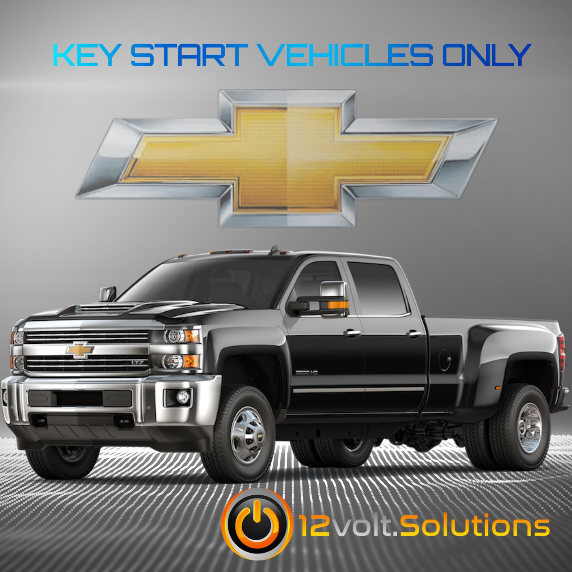 2017-2023 Chevrolet Silverado 2500 3500 4500 5500 Plug & Play Remote Start Kit (Key Start)-12Volt.Solutions