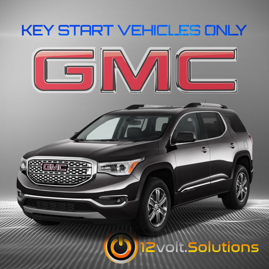 2017 GMC Acadia LIMITED Plug & Play Remote Start Kit (Key Start)-12Volt.Solutions