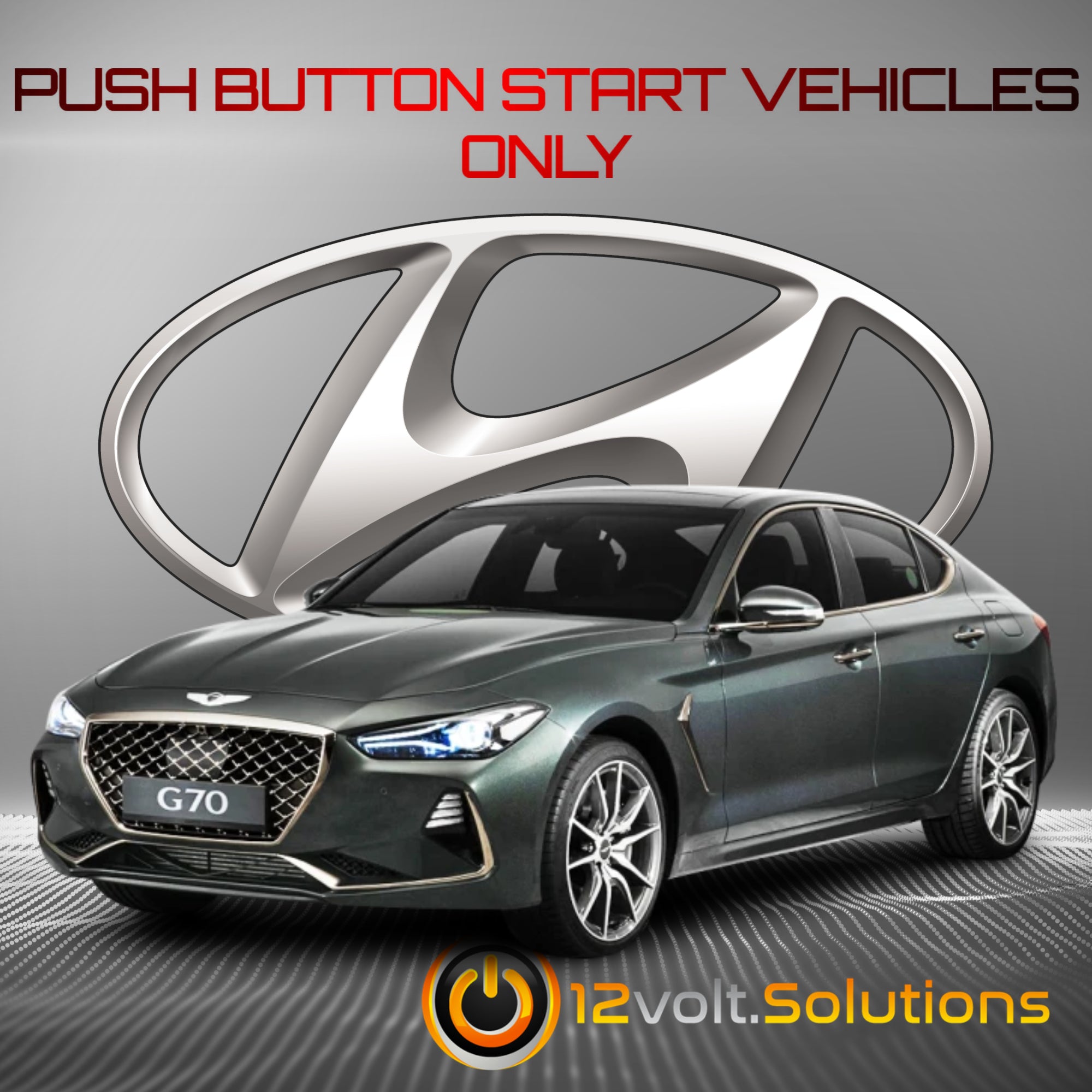 2018-2020 Genesis G80 Sport Remote Start Plug and Play Kit (Push Button Start)-12Volt.Solutions
