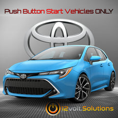 2019-2020 Toyota Corolla Hatchback Plug & Play Remote Start Kit (Push Button Start)-12Volt.Solutions