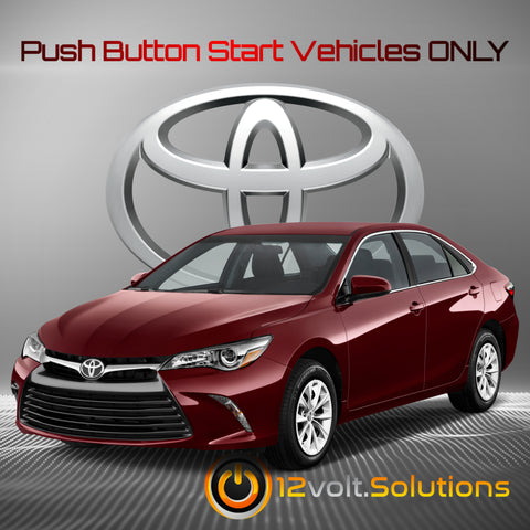2007-2011 Toyota Camry Plug and Play Remote Start Kit (Push Button Start)-12Volt.Solutions