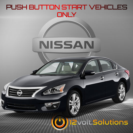 2007-2012 Nissan Altima Remote Start Plug and Play Kit (Push Button Start)-12Volt.Solutions