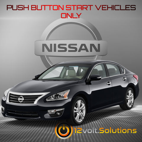 2007-2012 Nissan Altima Remote Start Plug and Play Kit (Push Button Start)-12Volt.Solutions