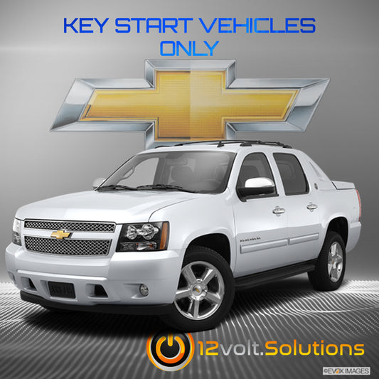 2007-2013 Chevrolet Avalanche Plug & Play Remote Start Kit (Key Start)-12Volt.Solutions