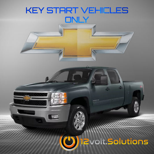 2007-2013 Chevrolet Silverado 1500 2500 3500 Plug & Play Remote Start Kit (Key Start)-12Volt.Solutions