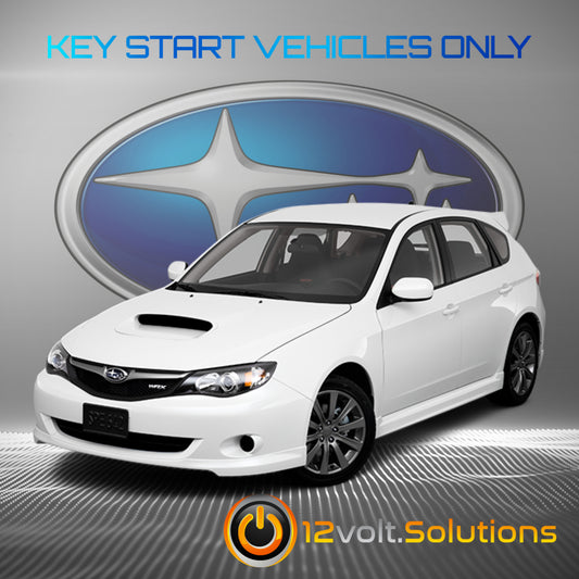 2008-2009 Subaru Impreza WRX Plug & Play Remote Start Kit (Key Start)-12Volt.Solutions