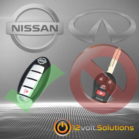 2008-2012 Nissan Pathfinder Remote Start Plug and Play Kit (Intelligent Key)-12Volt.Solutions