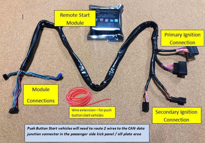 Mercedes Benz C-Class  Remote Start Kit-12Volt.Solutions