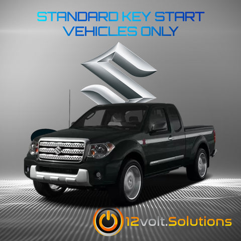 2009-2011 Suzuki Equator Remote Start Plug and Play Kit (Standard Key)-12Volt.Solutions