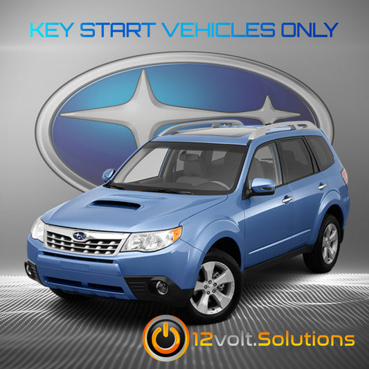 2009-2013 Subaru Forester XT Plug & Play Remote Start Kit (Key Start)-12Volt.Solutions