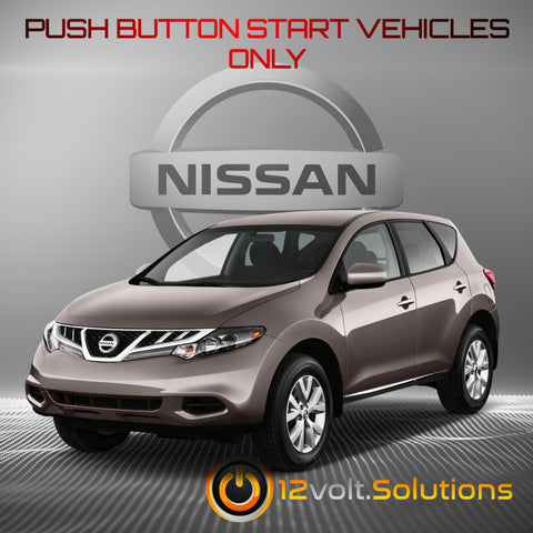 2009-2014 Nissan Murano Remote Start Plug and Play Kit (Push Button Start)-12Volt.Solutions