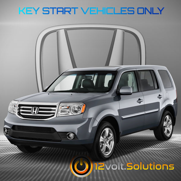 2009 2015 Honda Pilot Plug Play Remote Start Kit standard key
