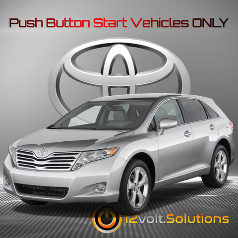 2009-2016 Toyota Venza Plug and Play Remote Start Kit (Push Button Start)-12Volt.Solutions
