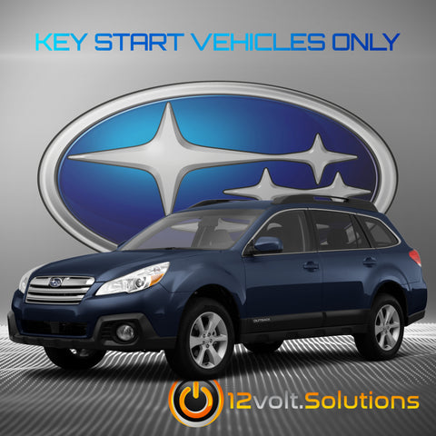2010-2014 Subaru Outback Plug & Play Remote Start Kit (Key Start)-12Volt.Solutions