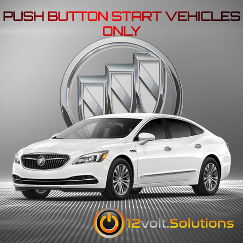 2010-2019 Buick LaCrosse Plug & Play Remote Start Kit (Push Button Start)-12Volt.Solutions