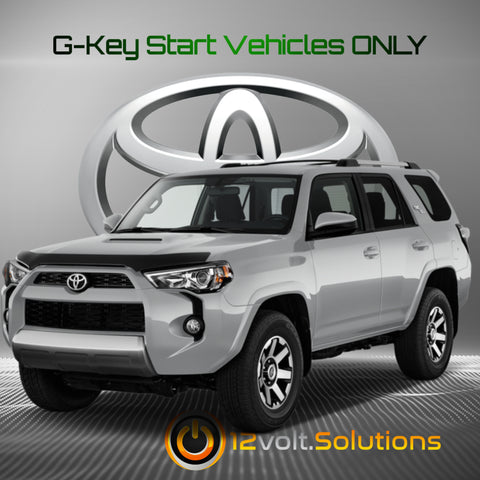2010-2019 Toyota 4Runner Plug & Play Remote Start Kit (G-Key)-12Volt.Solutions
