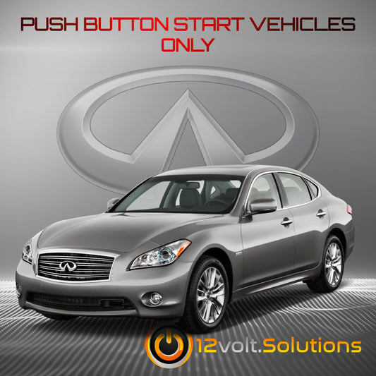 2011-2013 Infiniti M37 Remote Start Plug and Play Kit (Push Button Start)-12Volt.Solutions