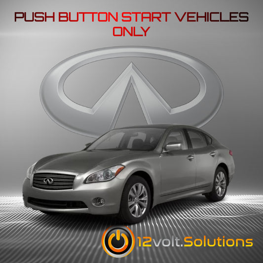 2011-2013 Infiniti M56 Remote Start Plug and Play Kit (Push Button Start)-12Volt.Solutions