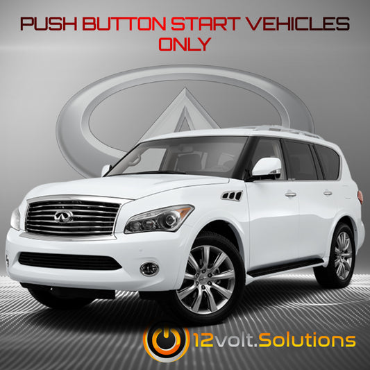 2011-2013 Infiniti QX56 Remote Start Plug and Play Kit (Push Button Start)-12Volt.Solutions