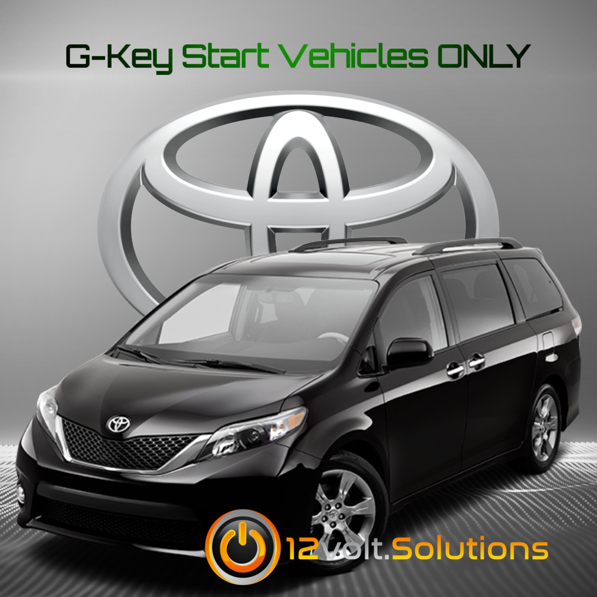 2011-2014 Toyota Sienna Plug and Play Remote Start Kit (G-Key)-12Volt.Solutions