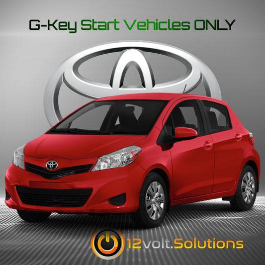 2011-2014 Toyota Yaris Plug & Play Remote Start Kit (G-Key)-12Volt.Solutions