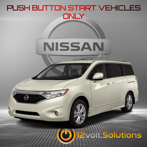 2011-2017 Nissan Quest Remote Start Plug and Play Kit (Push Button Start)-12Volt.Solutions