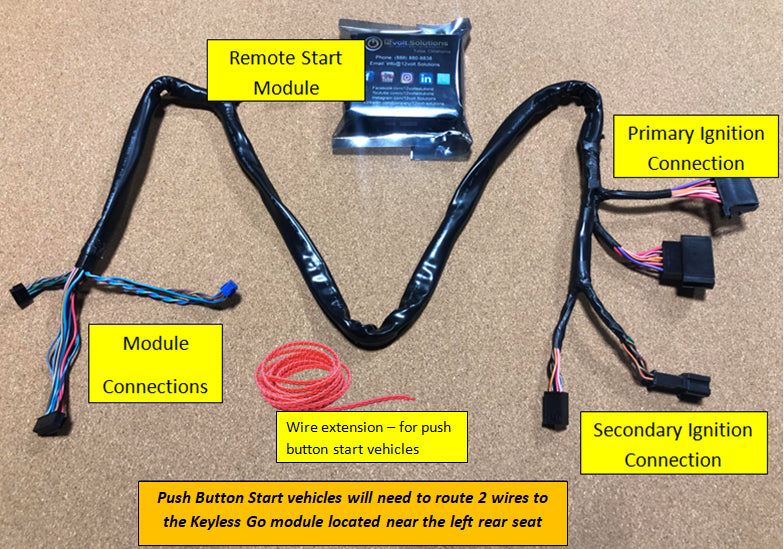 2012-2013 Mercedes Benz M-Class Plug & Play Remote Start Kit-12Volt.Solutions